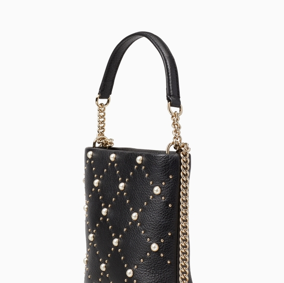 SOLD Kate Spade Pearl Studded Bag - Picture 3 of 11